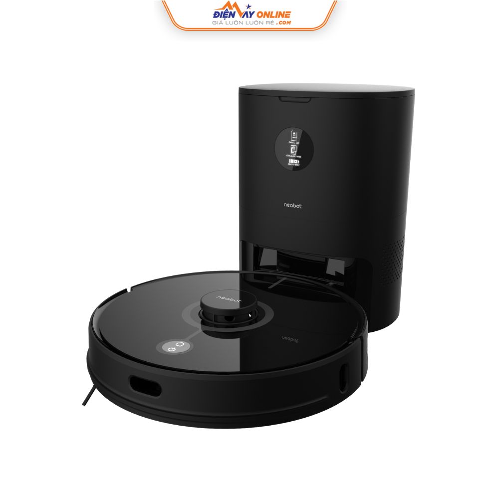 NEABOT NOMO N2 BLACK – Robot hút bụi lau nhà tự đổ rác Neabot N2 quốc tế màu đen